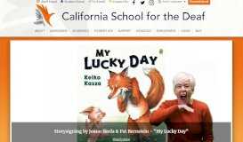
							         California School for the Deaf								  
							    