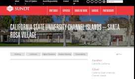
							         California State University Channel Islands - Santa Rosa Village | Sundt								  
							    