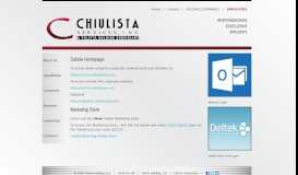 
							         Calista Homepage - Chiulista Services, Inc.								  
							    