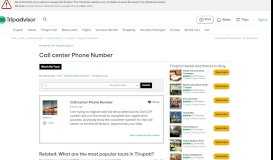 
							         Call center Phone Number - Tirupati Forum - TripAdvisor								  
							    