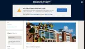
							         Call Us | Jerry Falwell Library - Liberty University								  
							    