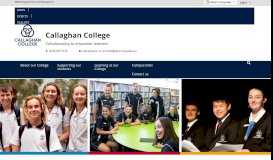 
							         Callaghan College								  
							    