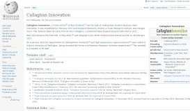 
							         Callaghan Innovation - Wikipedia								  
							    