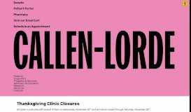 
							         Callen-Lorde: Home								  
							    