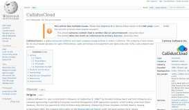 
							         CallidusCloud - Wikipedia								  
							    