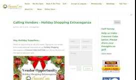 
							         Calling Vendors - Holiday Shopping Extravaganza | Crescent Oaks ...								  
							    