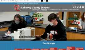 
							         Calloway County Schools: Home								  
							    