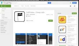
							         CallPirates - Cheap calls - Apps on Google Play								  
							    