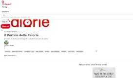
							         Calorie punto it - Il Portale delle Calorie | cucina ricette - Pinterest								  
							    