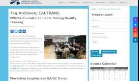 
							         CALTRANS | American Concrete Pavement Association								  
							    