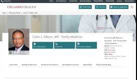 
							         Calvin L. Gibson, MD - Family Medicine - Orlando Health								  
							    