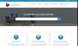 
							         Calyx Customer Portal: Calyx Customer Login								  
							    