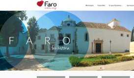 
							         Câmara Municipal de Faro: Site Autárquico								  
							    