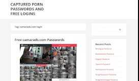 
							         camarads.com login – Captured Porn Passwords and Free ...								  
							    