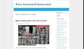 
							         camarads.com login – Porn Password Generator								  
							    