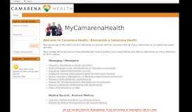 
							         Camarena Health / Bienvenido a Camarena Health								  
							    