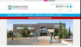 
							         Cambourne Village College: Homepage								  
							    