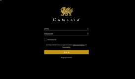 
							         Cambria Business Partner Portal								  
							    