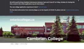 
							         Cambrian College - Ontario Colleges								  
							    