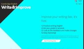 
							         Cambridge English Write & Improve								  
							    