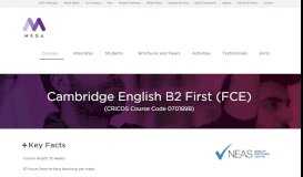 
							         Cambridge First Certificate in English › MEGA								  
							    
