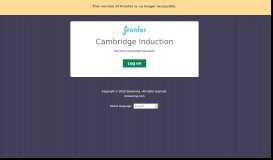 
							         Cambridge Induction - Fronter								  
							    
