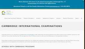 
							         Cambridge International Examinations — Metro Nashville Public ...								  
							    