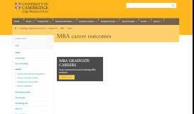 
							         Cambridge Judge Business School: Careers								  
							    