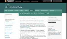 
							         Cambridge Online Preliminary Application (COPA ...								  
							    
