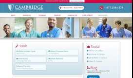 
							         Cambridge Student Portal | Online Tools, Contacts & Information								  
							    