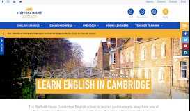 
							         Cambridge | World class University City - Stafford House								  
							    