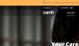 
							         CAMH: Access CAMH								  
							    