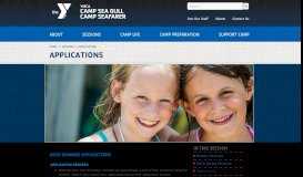 
							         Camp Application | Camp Sea Gull Camp Seafarer								  
							    