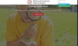 
							         Camp Invention | STEM Summer Programs | National Inventors Hall of ...								  
							    