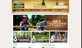 
							         Camp Ondessonk | Home - Camp Ondessonk								  
							    