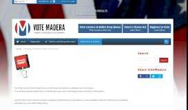 
							         Campaign Disclosure Public Access Portal | Vote Madera								  
							    