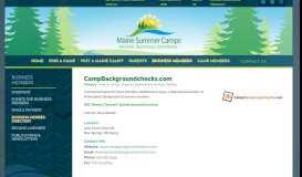 
							         CampBackgroundchecks.com - Maine Summer Camps								  
							    