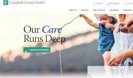 
							         Campbell County Health | Healthcare System in Gillette, Wyoming								  
							    