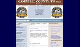 
							         Campbell County, TN Public Schools								  
							    