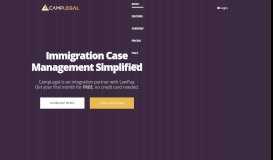 
							         CampLegal: Immigration Case Management Solution								  
							    