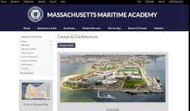 
							         Camps & Conferences | Massachusetts Maritime Academy								  
							    
