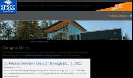 
							         Campus Alerts | South Puget Sound Community College								  
							    