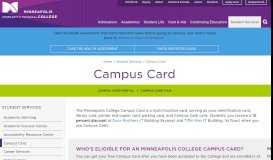 
							         Campus Card | Minneapolis Community & Technical College								  
							    