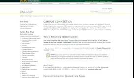 
							         Campus Connection Help Pages | One Stop | NDSU								  
							    