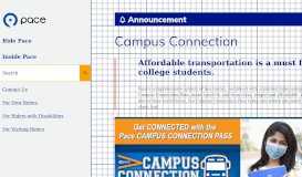 
							         Campus Connection - Pace Bus								  
							    