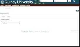 
							         Campus directory - Main View | Main Page | EDP - EDP | Portal								  
							    