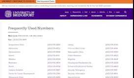 
							         Campus Directory | University of Bridgeport								  
							    