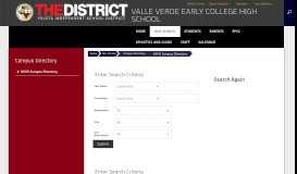 
							         Campus Directory / VVHS Campus Directory								  
							    