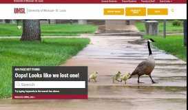 
							         Campus Email and SSO ID - University of Missouri-St. Louis								  
							    