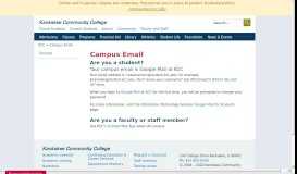 
							         Campus Email - Kankakee Community College								  
							    
